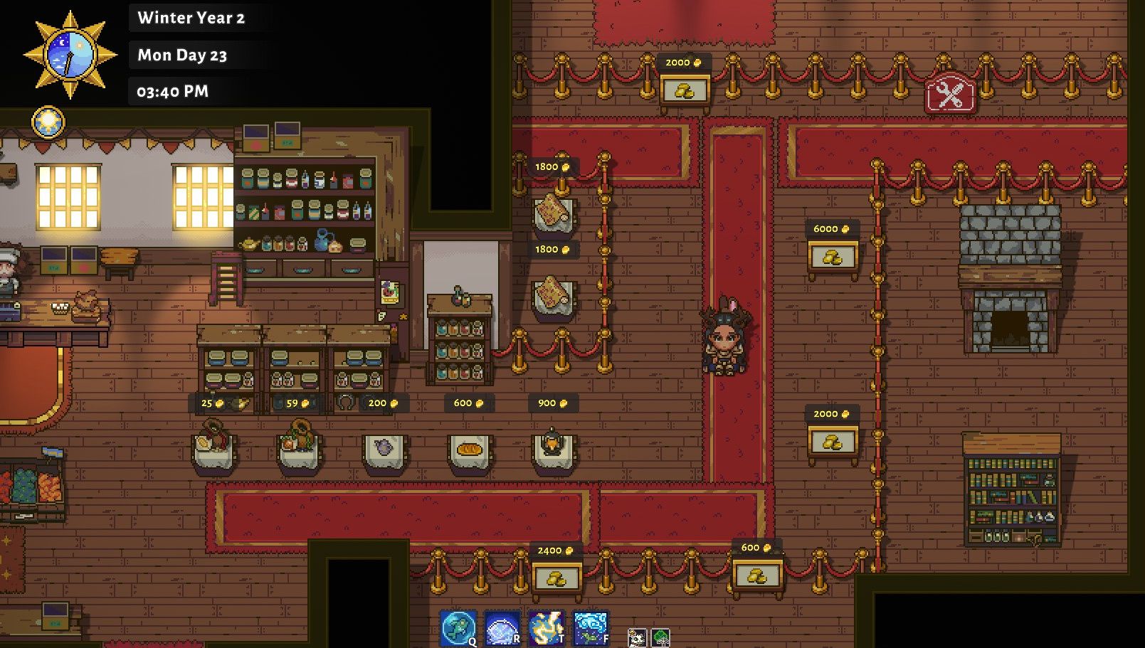 sun haven player in general store