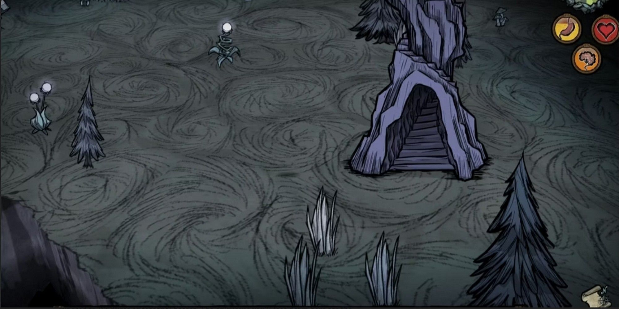 sunken forest cave biome in don't starve together best base location