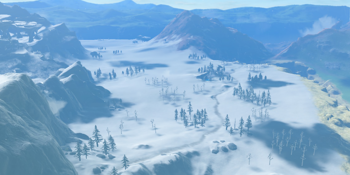 tabantha snowfield in The Legend of Zelda: Tears of the Kingdom