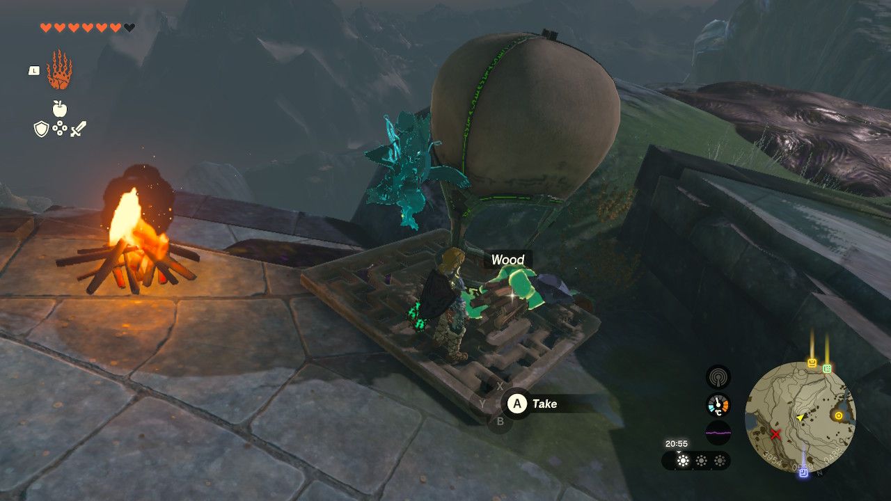Tears of the Kingdom - Construcing a hot air balloon