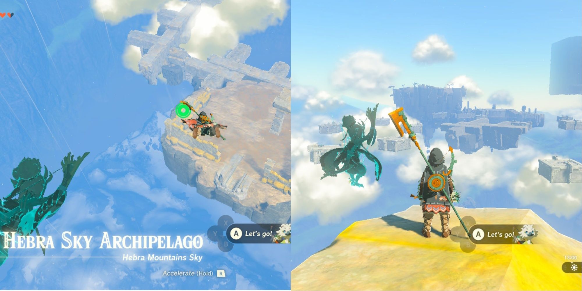 Tears of the Kingdom - East Hebra Sky Crystal - The floating platform puzzle