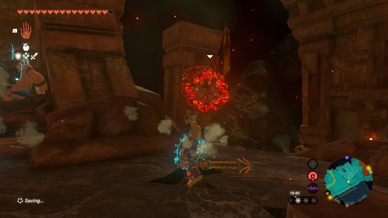 Tears of the Kingdom - Fire Temple - Defeating a Fire Like