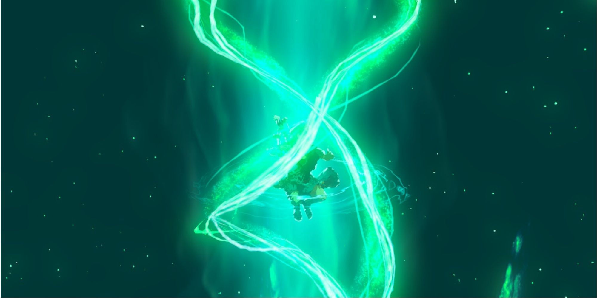 Tears of the Kingdom - Gutanbac Shrine - Ascend ability in action