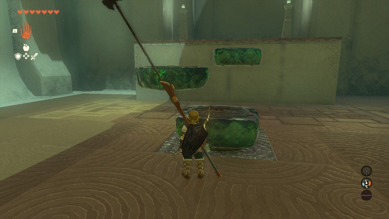 Tears of the Kingdom - Ihen-a Shrine - Stepping stones puzzle
