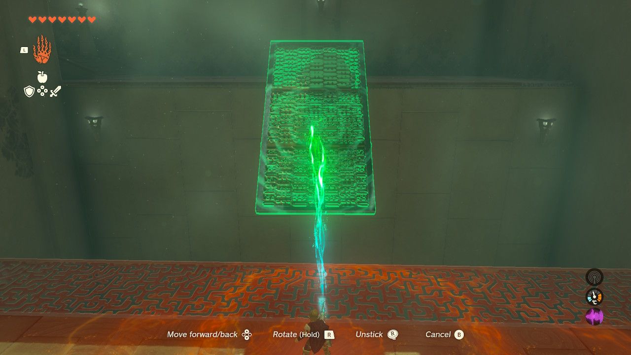 Tears of the Kingdom - Ihen-a Shrine - Using hover stone to make a slope