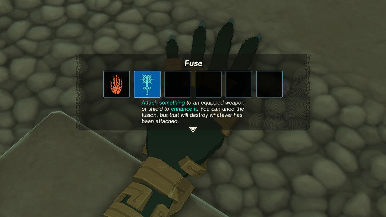 Tears of the Kingdom - In-isa Shrine - Fuse ability being added