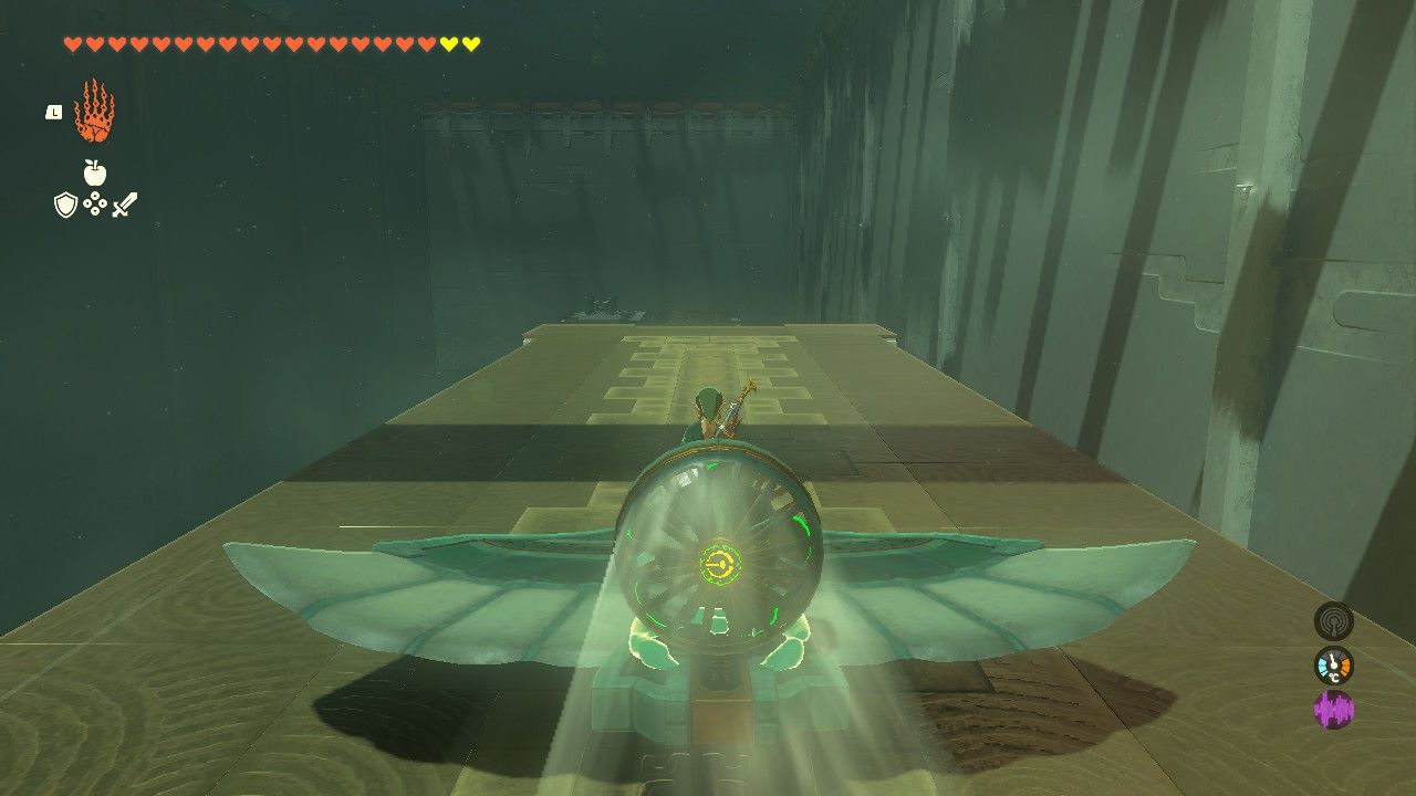Tears of the Kingdom - Jirutagumac Shrine - A fan on a wing