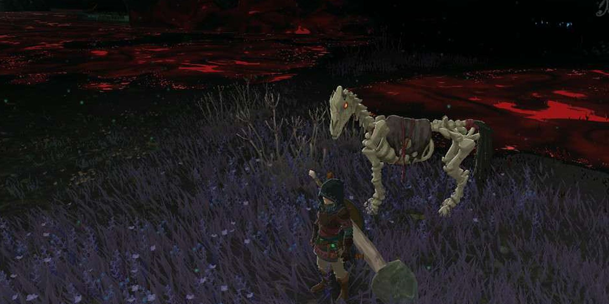 Tears Of The Kingdom Link And An Undead Horse
