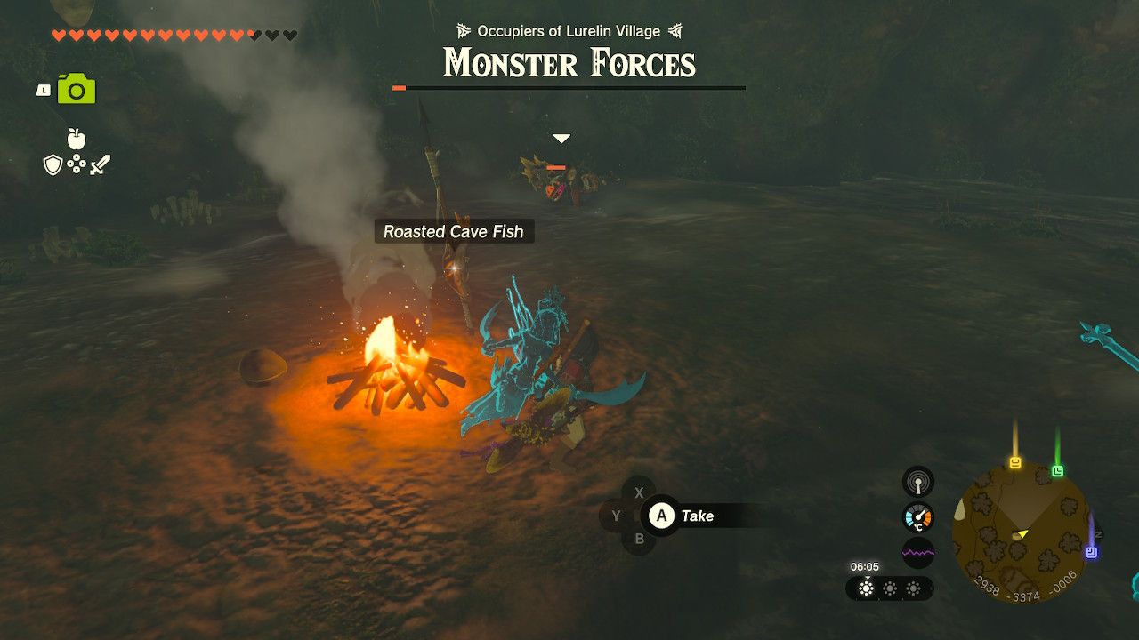 Tears of the Kingdom - Lurelin Village - Bokoblin in the well