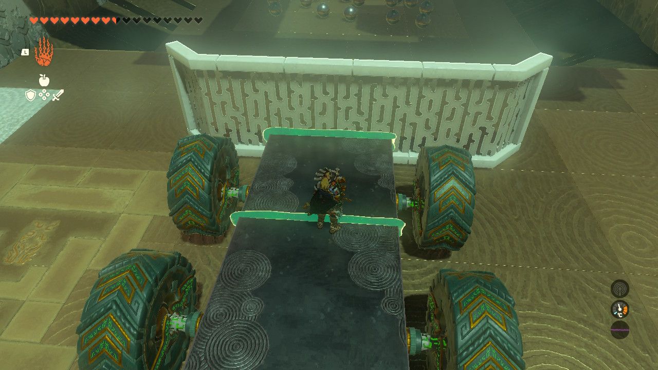 Tears of the Kingdom - Marakuguc Shrine - A vehicle with a grate attached