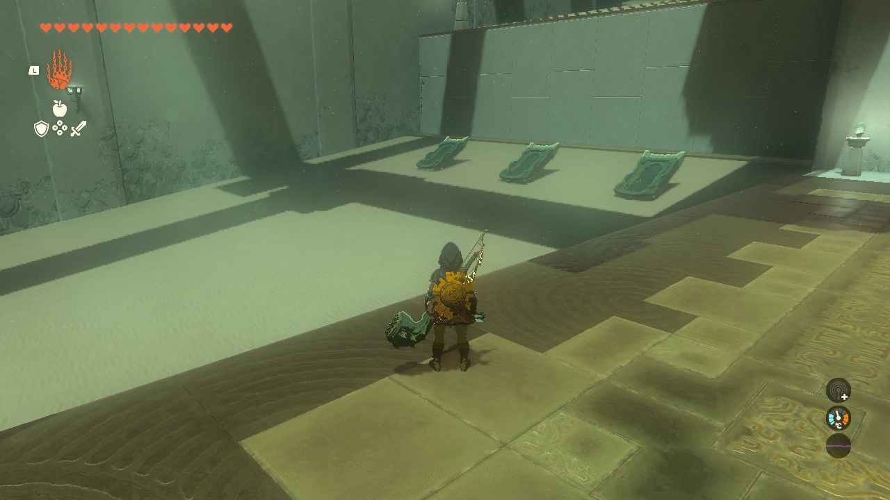 Tears of the Kingdom - Mayatat Shrine - Trio of sleds