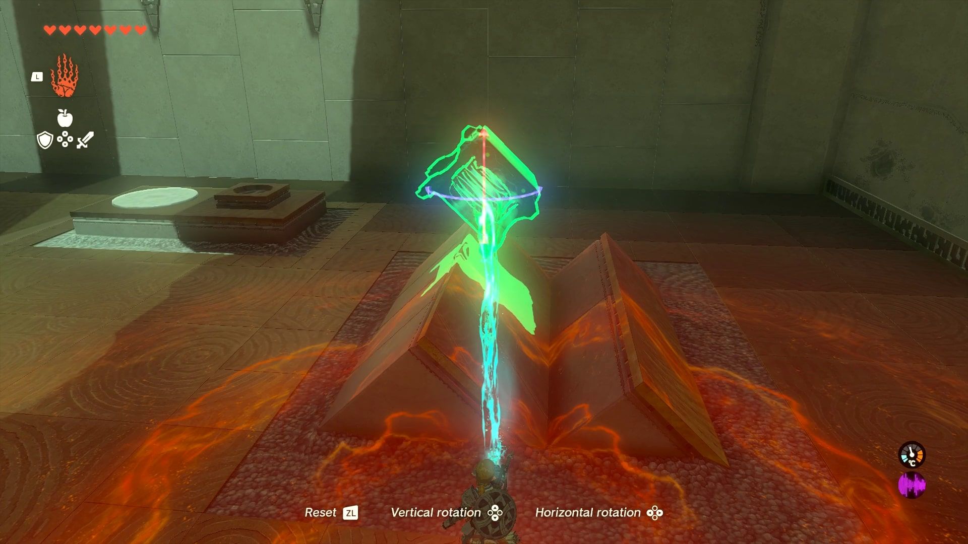 Tears of the Kingdom - Morok Shrine - Ultrahanding a launcher