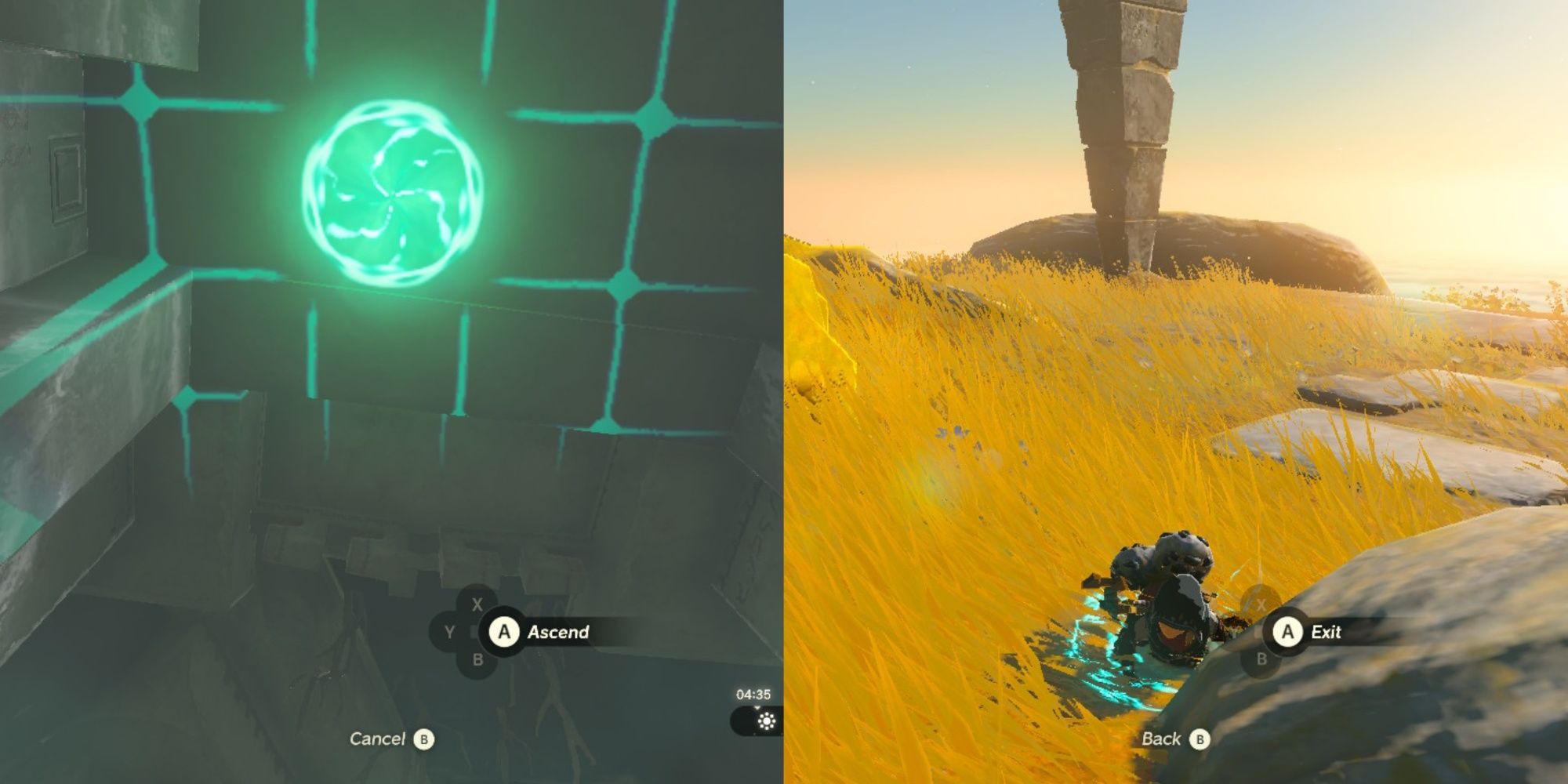 Tears of the Kingdom - Nachoyah Shrine - Reaching the top of the island with Ascend