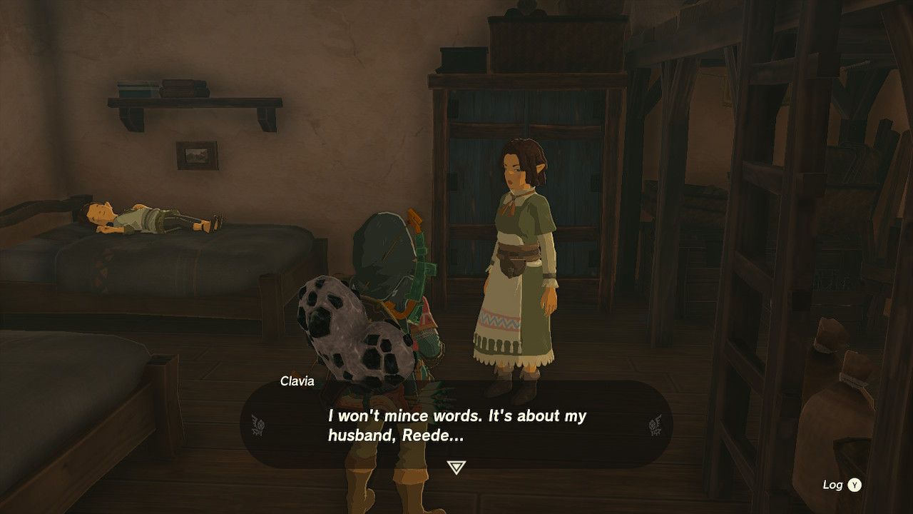 Tears of the Kingdom - Reede's Secret - Talking to Clavia