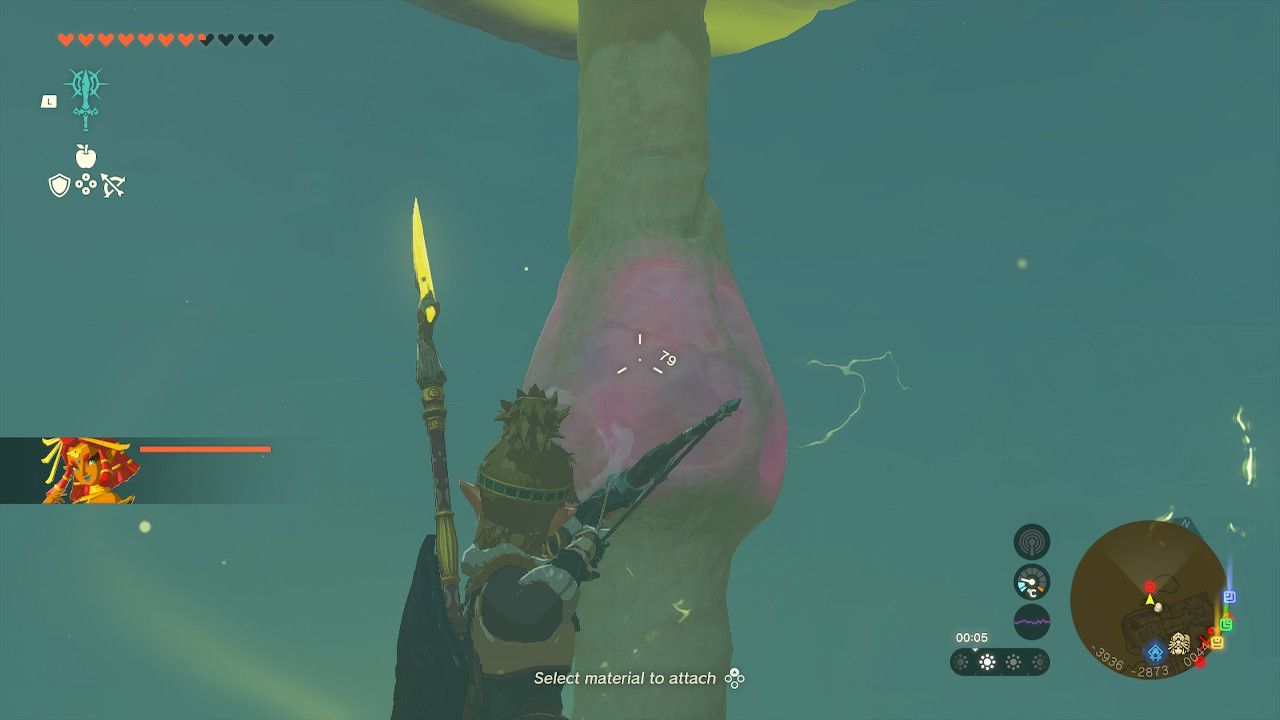Tears of the Kingdom - Shooting a Gibdo Hive]