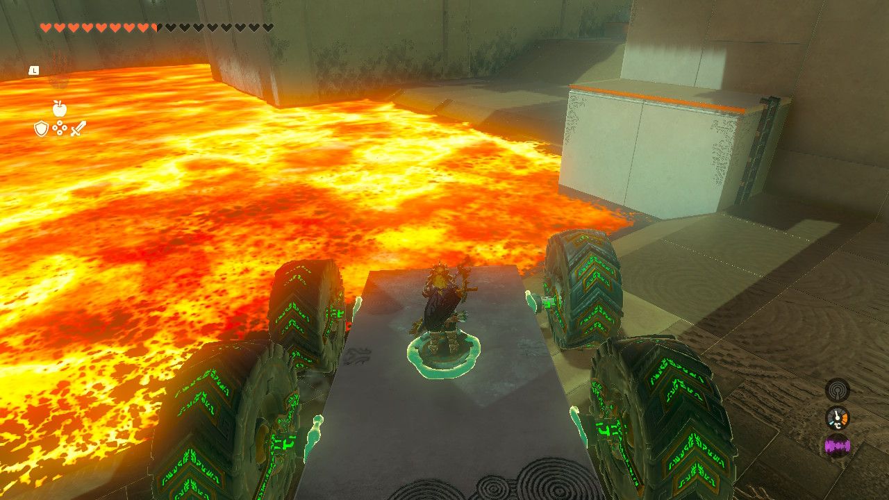 Tears of the Kingdom - Sitsum Shrine - Driving to the final puzzle