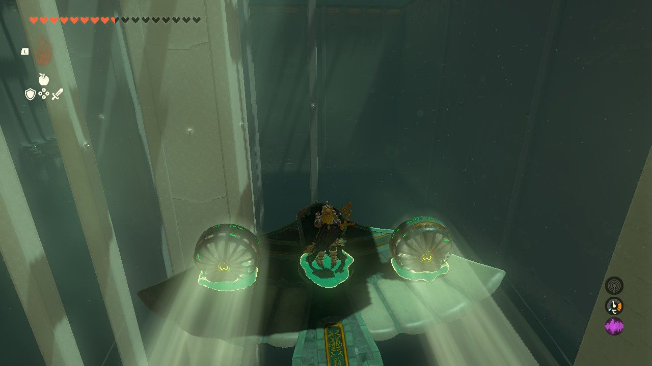 Tears of the Kingdom - Sitsum Shrine - Flying with a Steering Stick