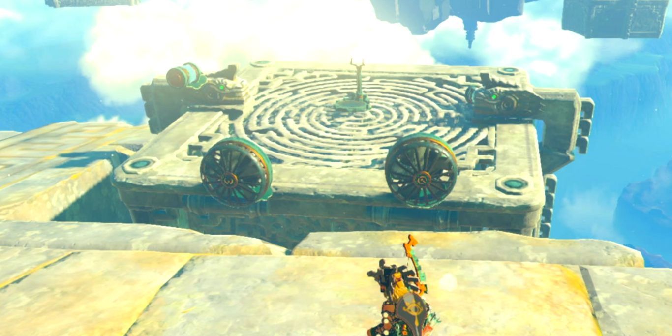 Tears Of The Kingdom Structure With Fans And Batteries