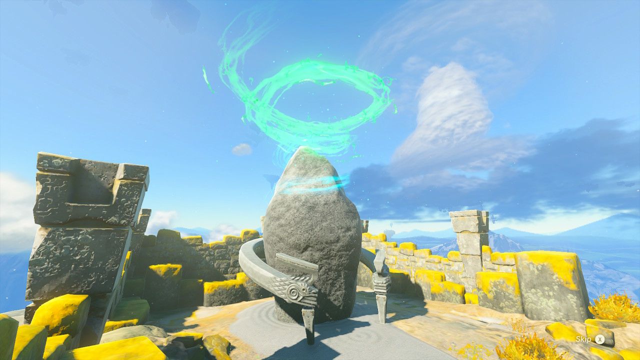 Tears of the Kingdom - test of Courage - Shrine appearing