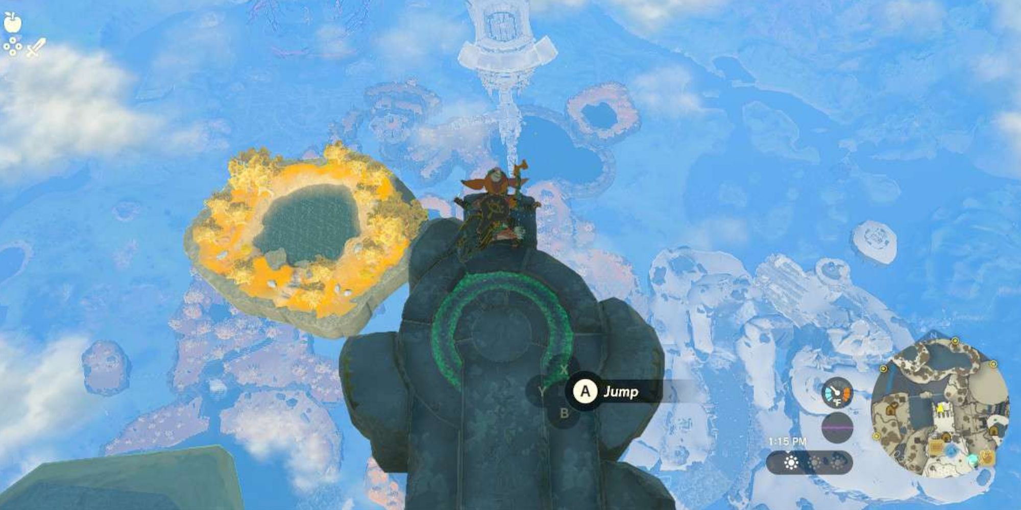 Tears Of The Kingdom The Ledge To The Temple Of Time