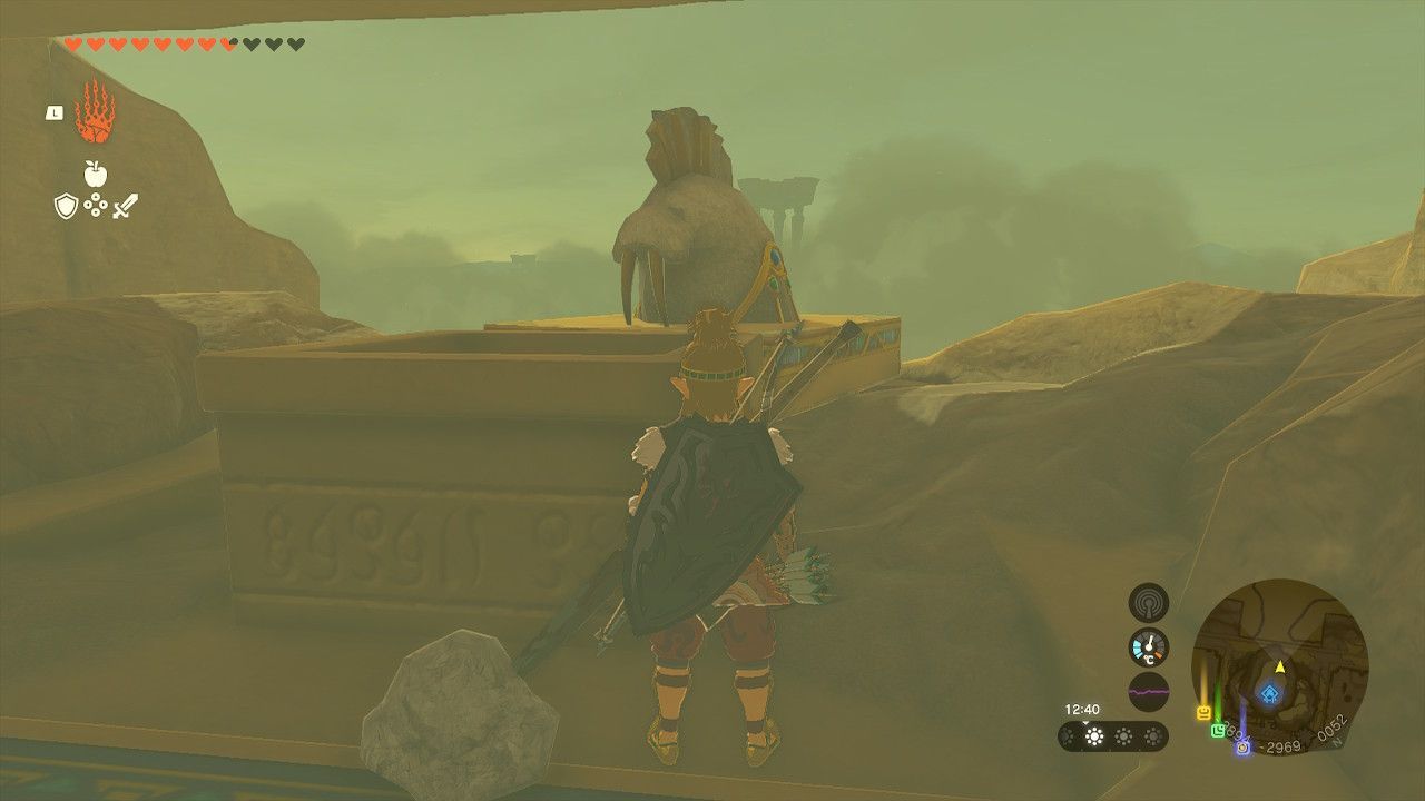 Tears of the Kingdom - The secret entrance to the Gerudo Town shelter