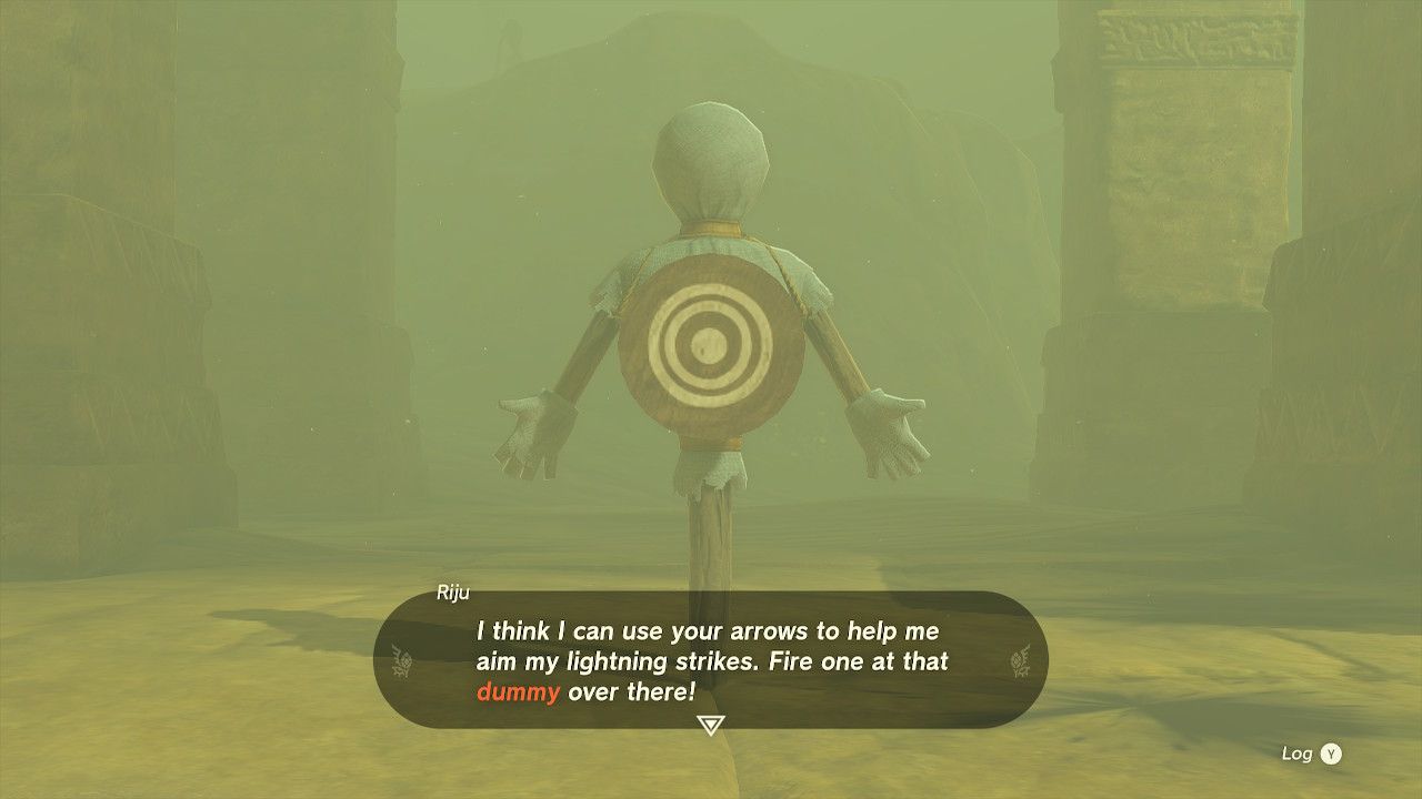 Tears of the Kingdom - Training Dummy in Gerudo Desert