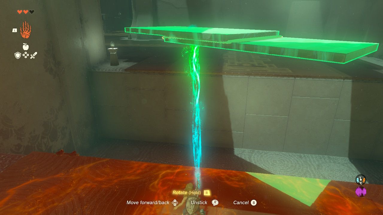 Tears of the Kingdom - Ukouh Shrine - Creating a long board