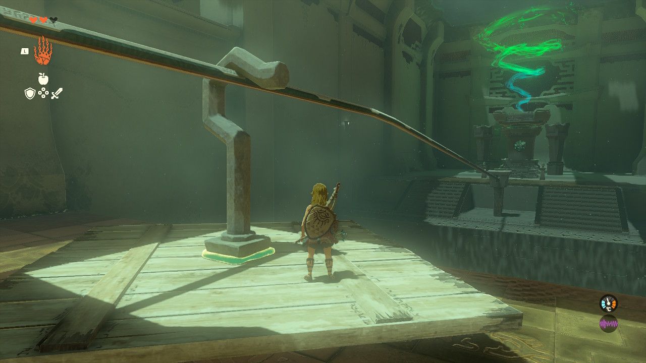 Tears of the Kingdom - Ukouh Shrine - Hooked platform