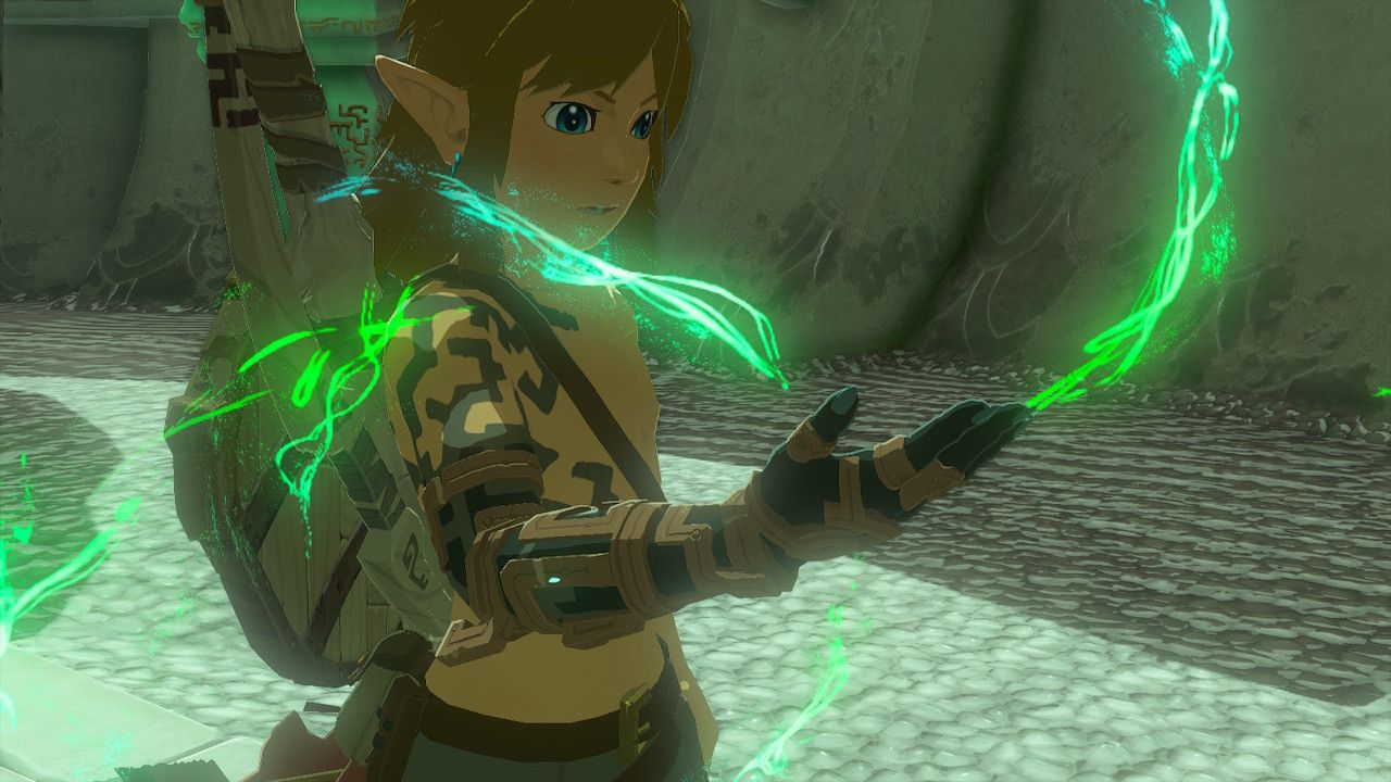 Tears of the Kingdom - Ukouh Shrine - Link gains the Ultrahand ability