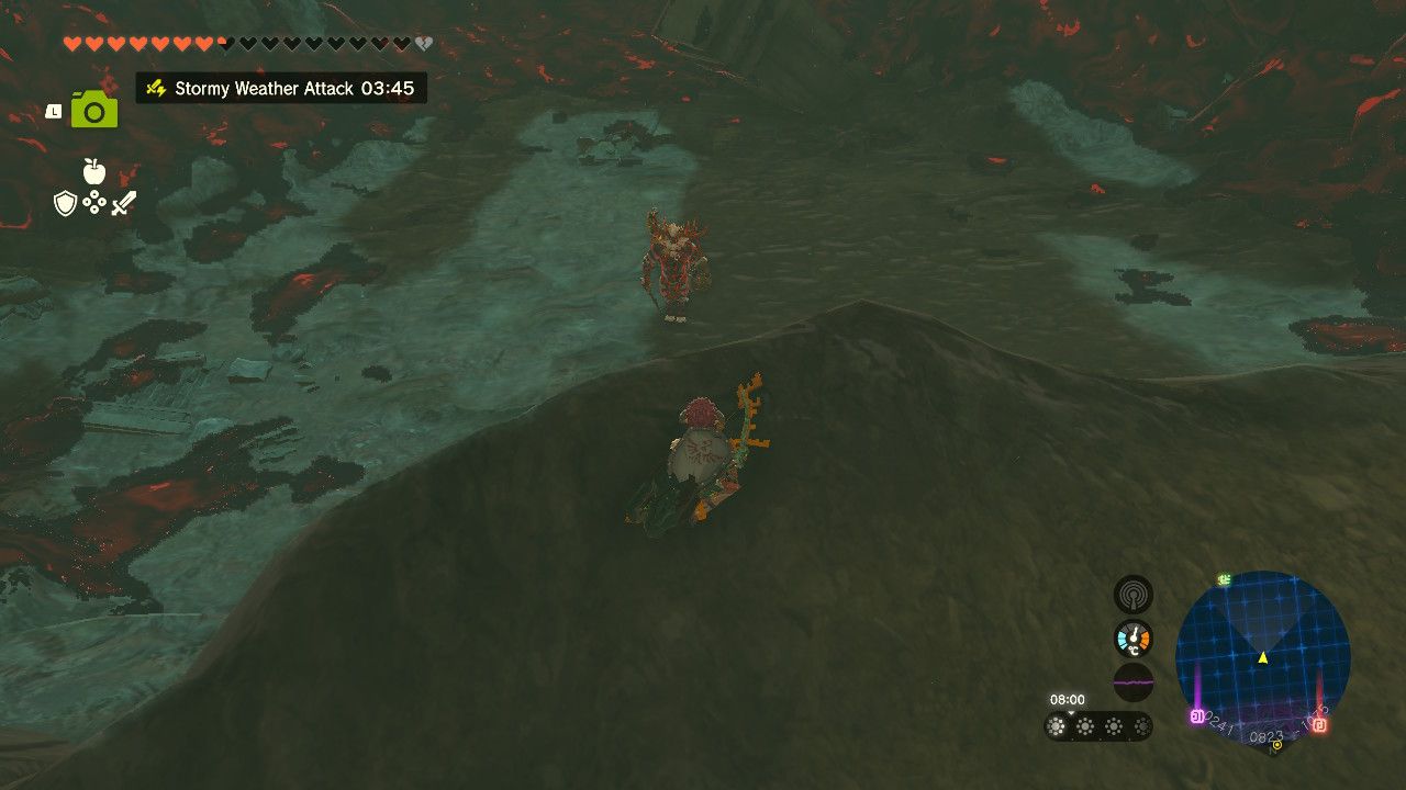 Tears of the Kingdom - Under Hyrule Castle - Hiding from the Lynel