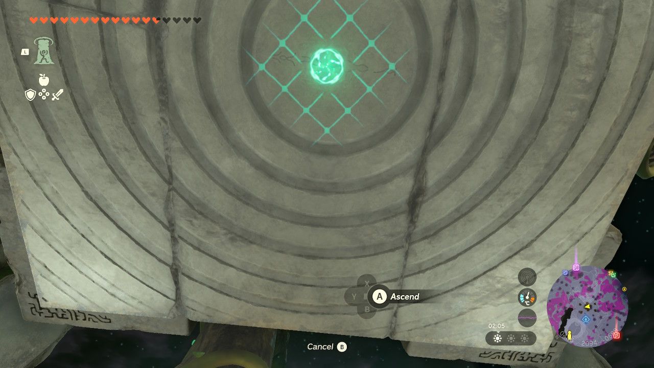 Tears of the Kingdom - Using Ascend to get to Korok Forest