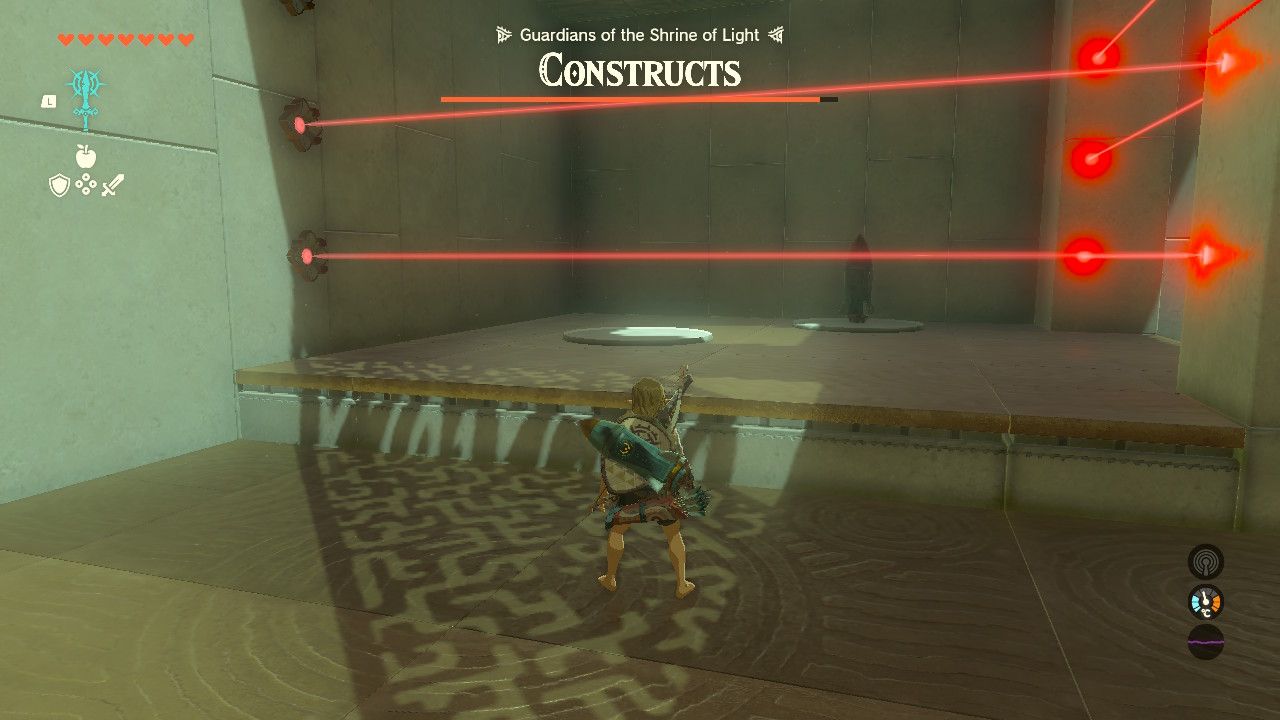 Tears of the Kingdom - Zakusu Shrine - Laser grid
