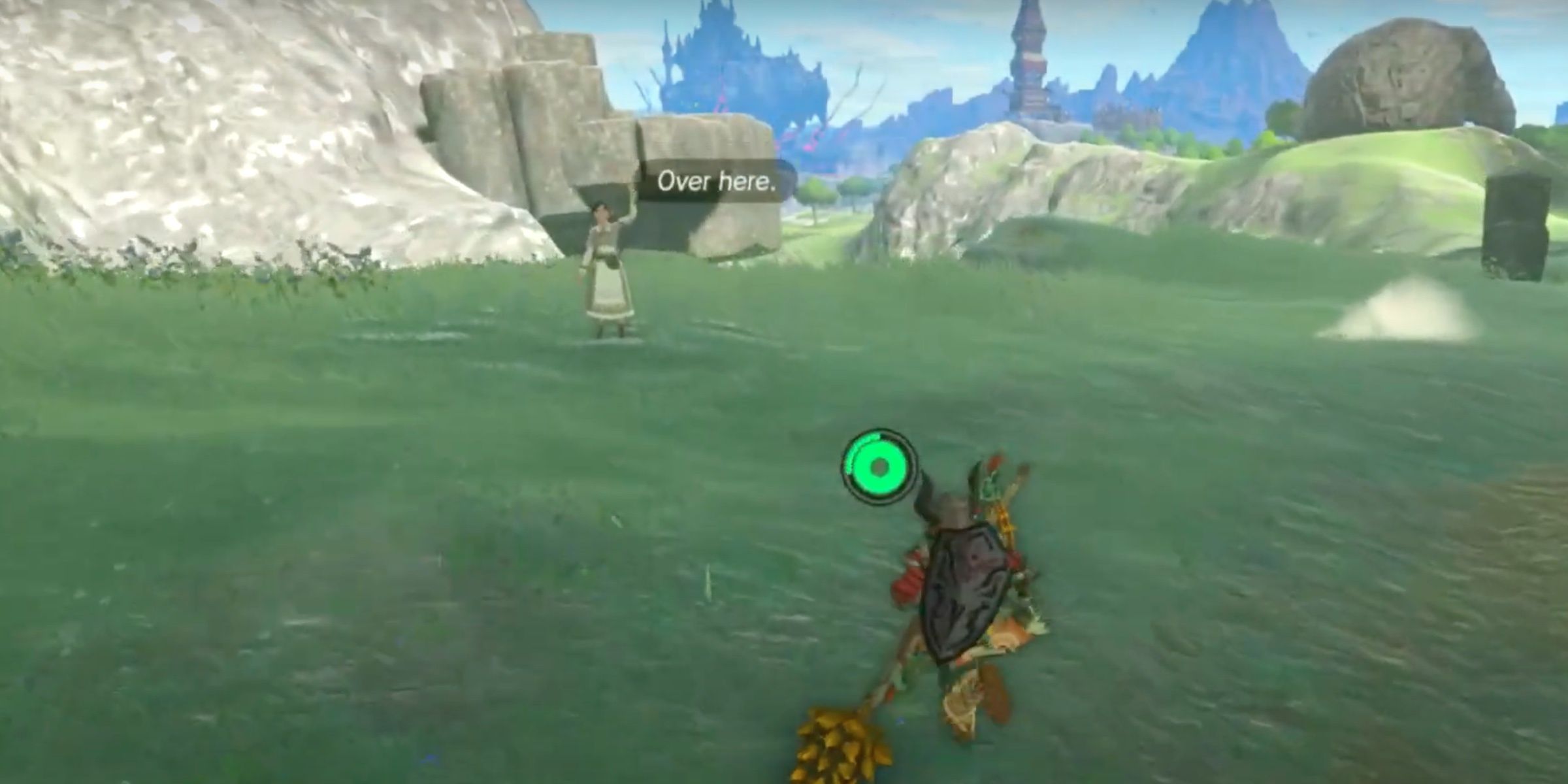 The Beckoning Woman is found in her first location in the Legend of Zelda: Tears of the Kingdom