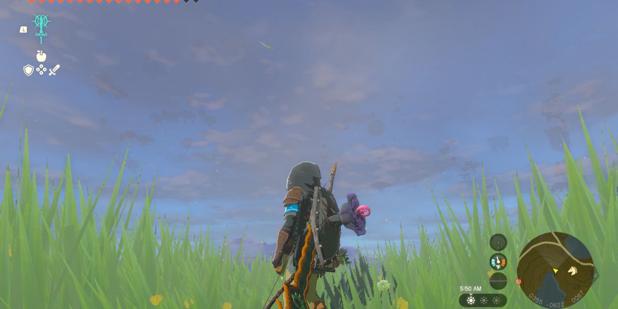 the legend of zelda tears of the kingdom a muddlebud fused to a knights shield