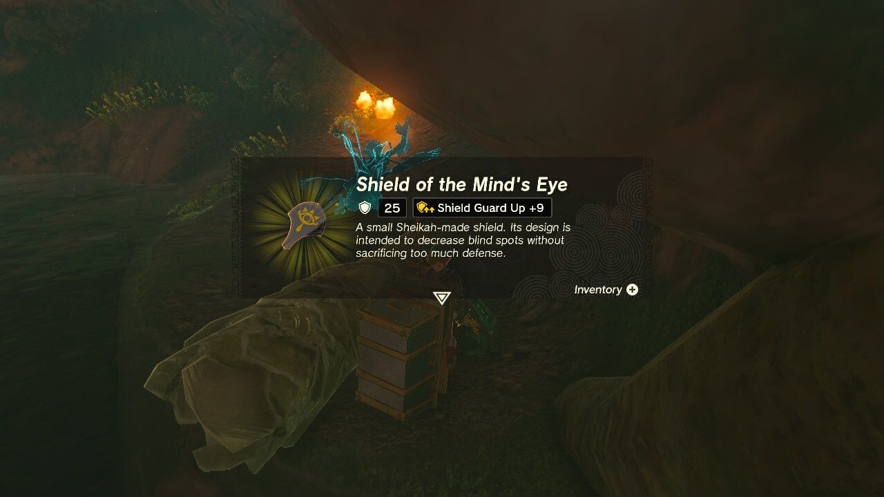 The Legend of Zelda Tears of the Kingdom, Link opening the chest after killing the Like Like