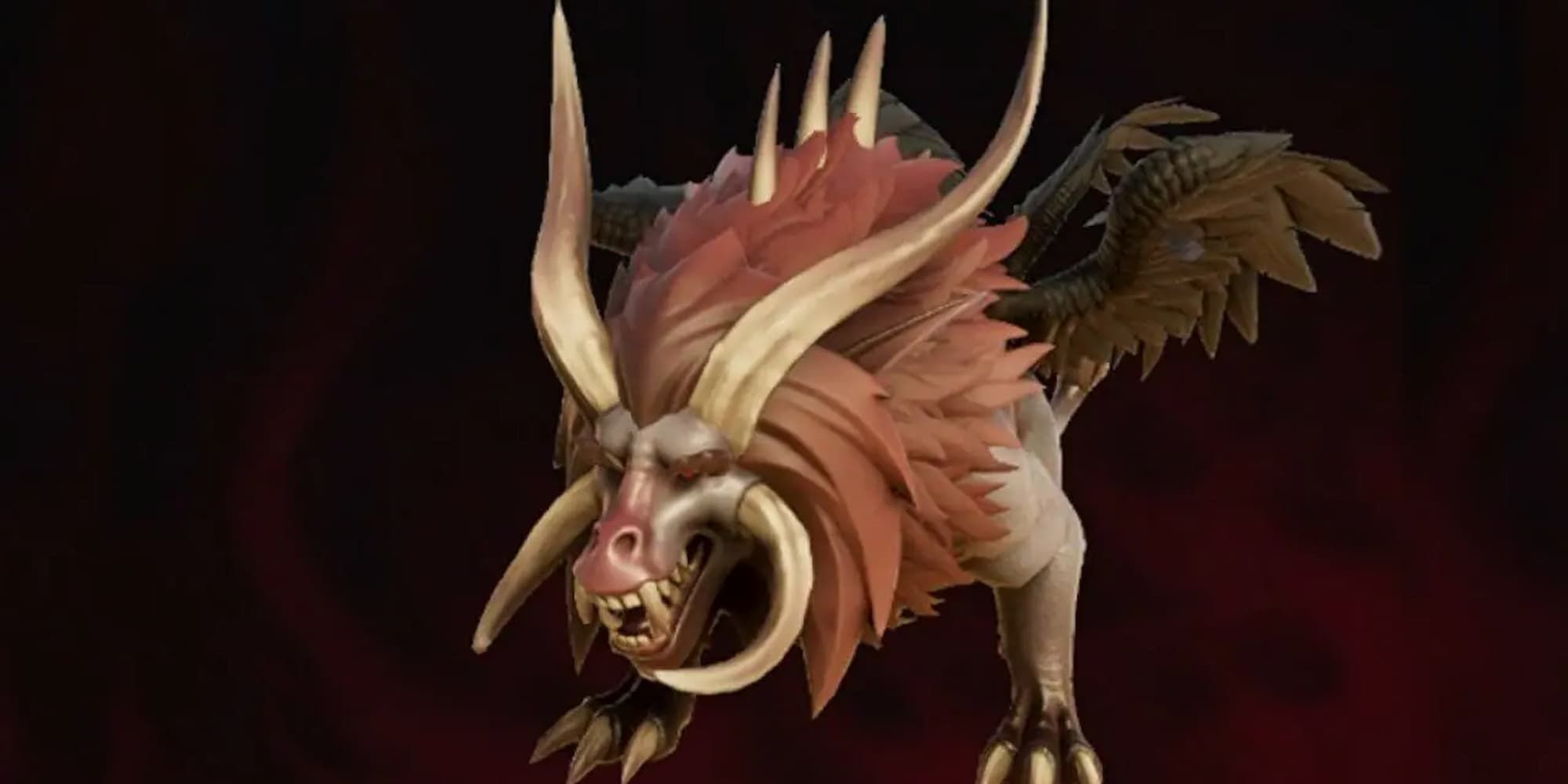 The Winged Horror scowls in V Rising.