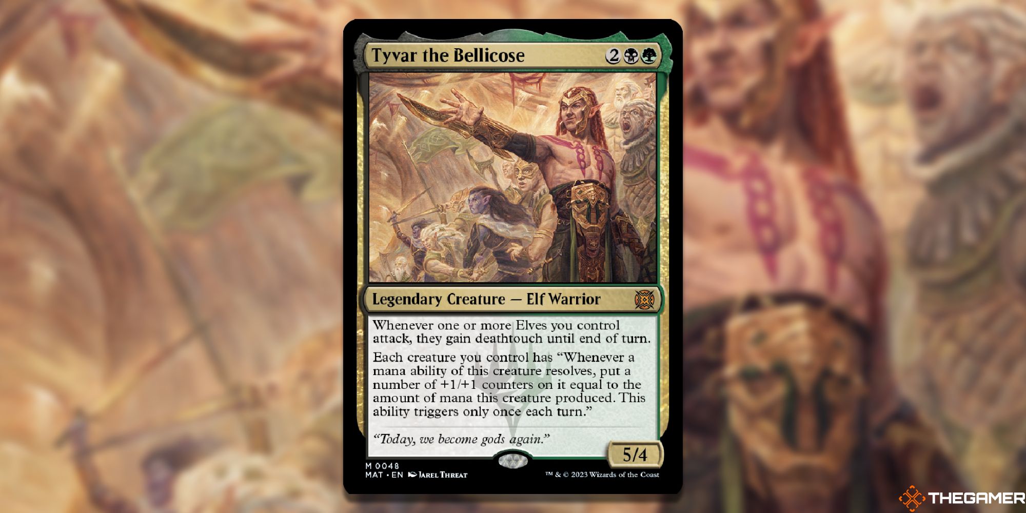 MTG: Tyvar the Bellicose card