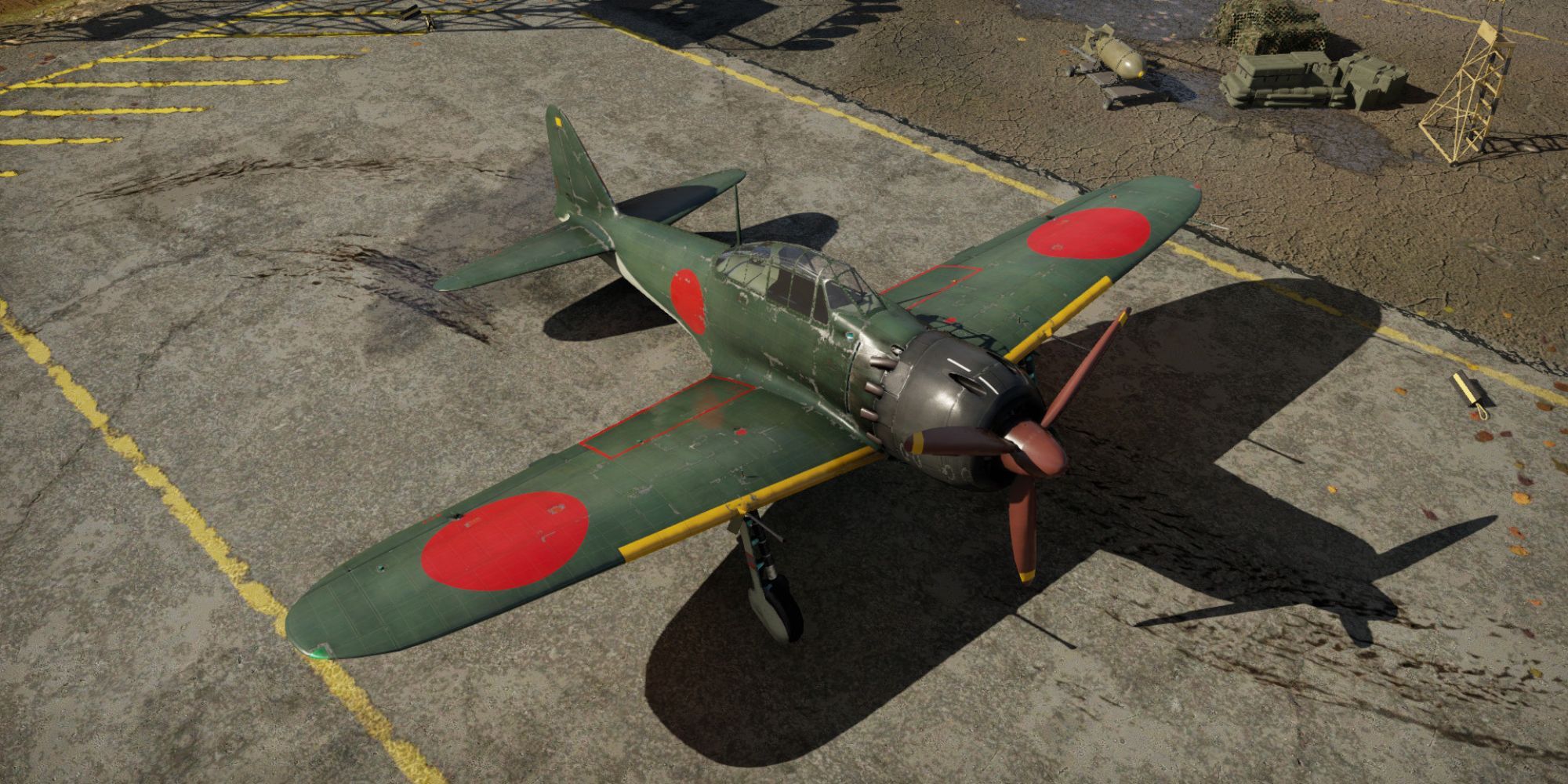 A A6M5 Ko from War Thunder.