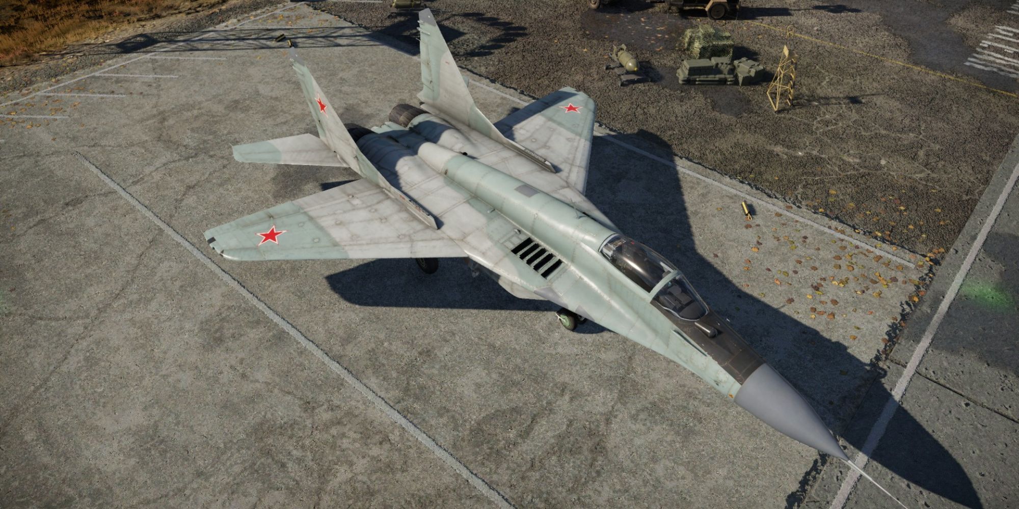 A MiG-29 from War Thunder.