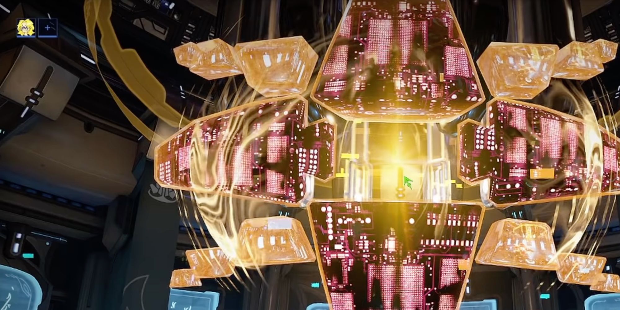 Warframe Simaris in Cephalon form