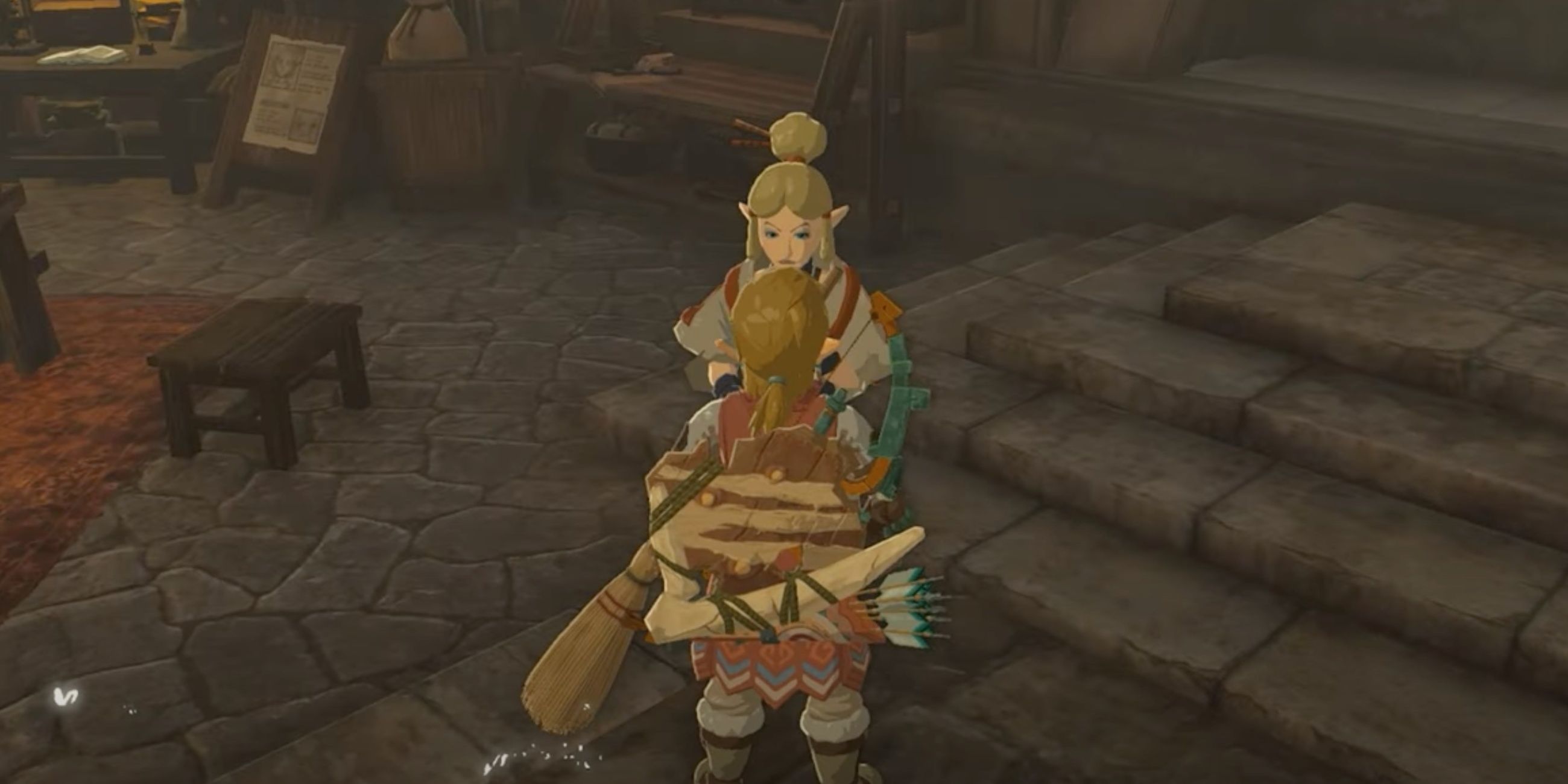 Jerrin and Link talking in the emergency shelter In The Legend Of Zelda: Tears of the Kingdom
