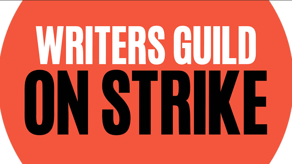The Writers Guild on Strike.
