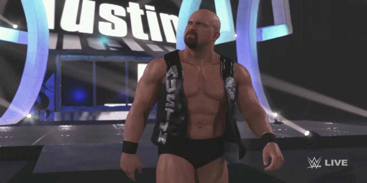WWE Stone Cold Steve Austin 2K23 screenshot of entrance