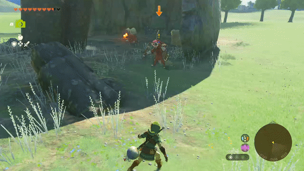 Zelda Tears of the kingdom Bomb Sword-anim