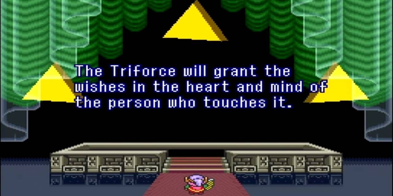 zelda triforce a link to the past 