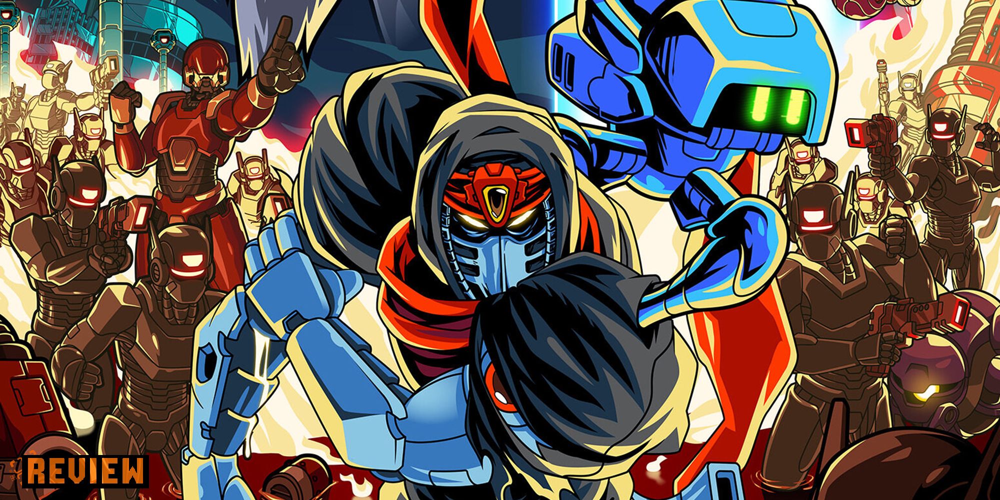 Game art from Cyber Shadow.