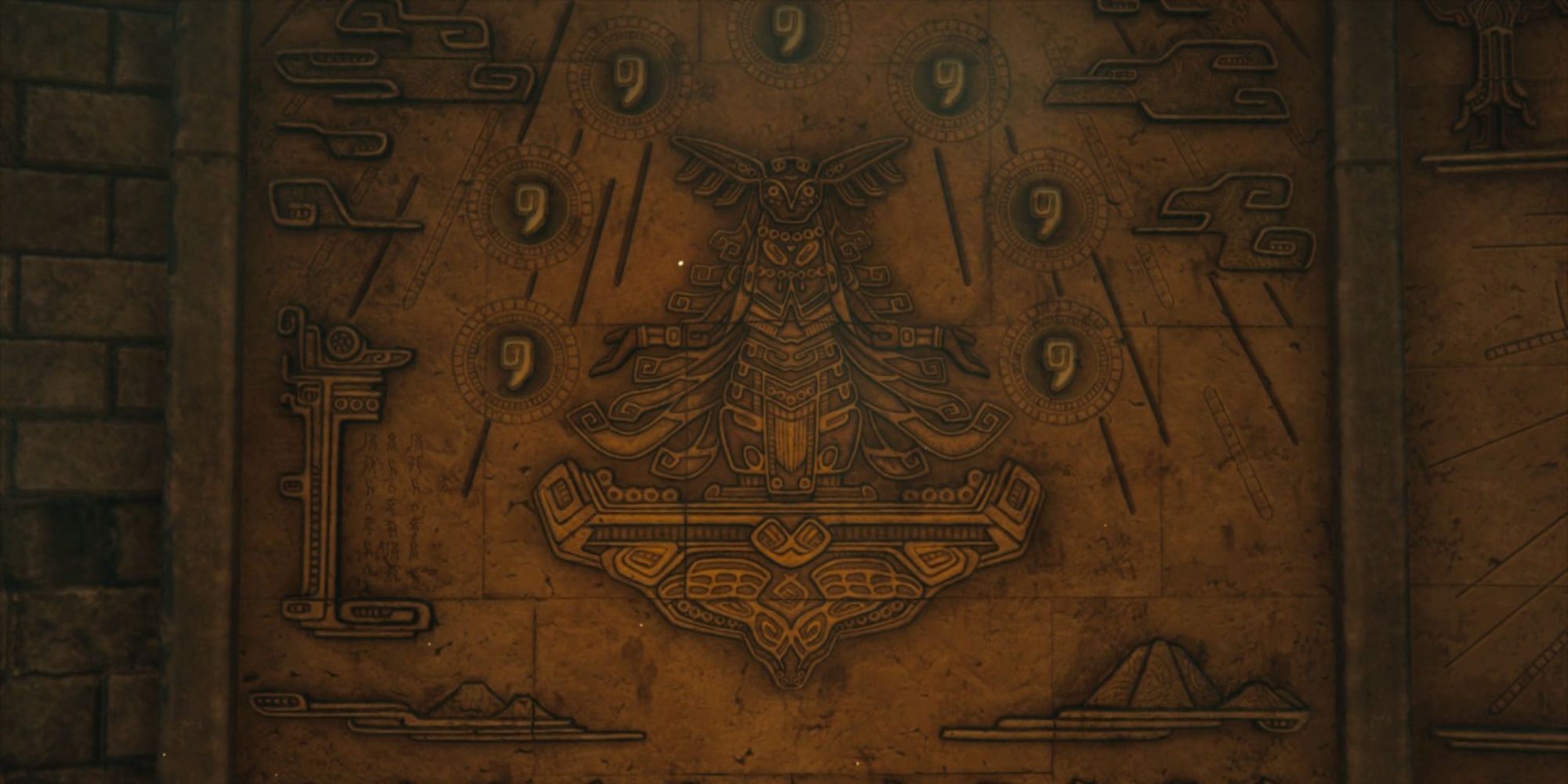 Zelda: Tears of the Kingdom - Zonai And Secret Stones On Mural