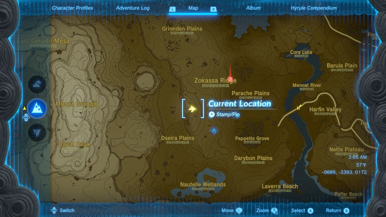 Map Location of Baddek in Faron Grasslands