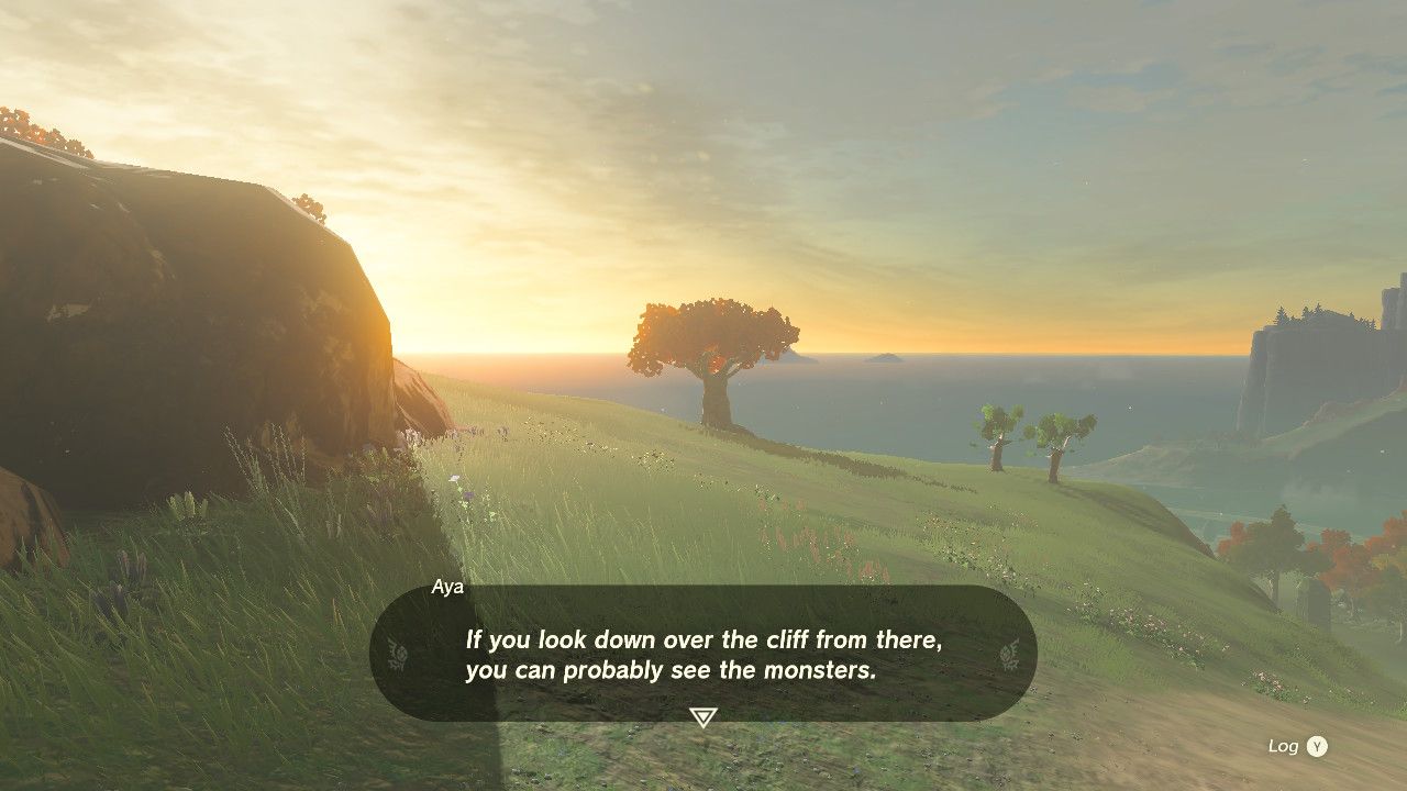 Aya Points Out Tree Link Can Look At For Pirate Ships