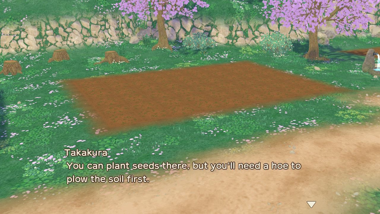 takakura explaining how to till a field story of seasons a wonderful life farming guide how to farm farming tips
